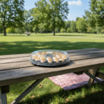 30 count disposable takeout deviled egg tray with black base and clear lid