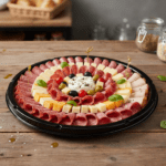 Flat Black Bulk Pack Deli Tray Base, Deli Tray