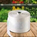 produce roll bag on table in produce department