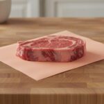 Peach Steak Paper 10" x 14" shown with steak on sheet