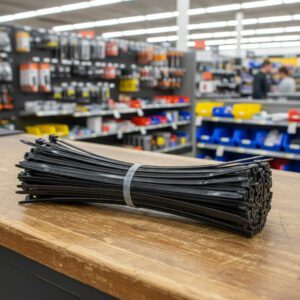 Black UV Cable Ties 14 inches pack of 500