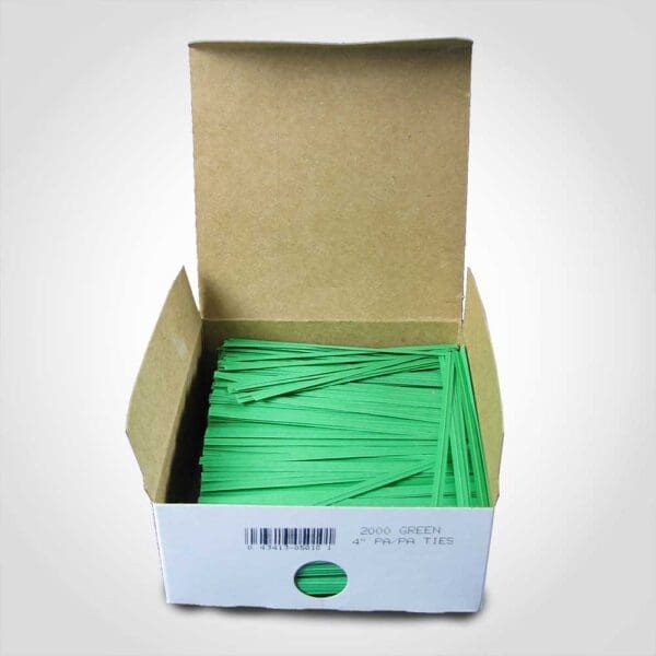 Green Twist Ties 2000 Pack