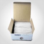 White Twist Ties 2000 Pack