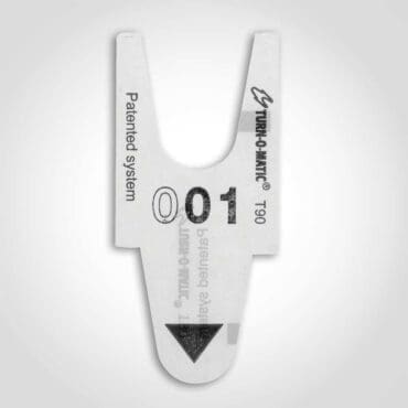 Turn-O-Matic White T-90 Tickets - Box of 24,000 Tickets