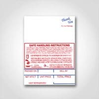 Hobart sp80 style k safe handling Scale Label