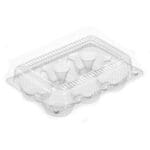 6 count cupcake takeout container