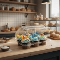 6 Count Cupcake Takeout Container - 500/case