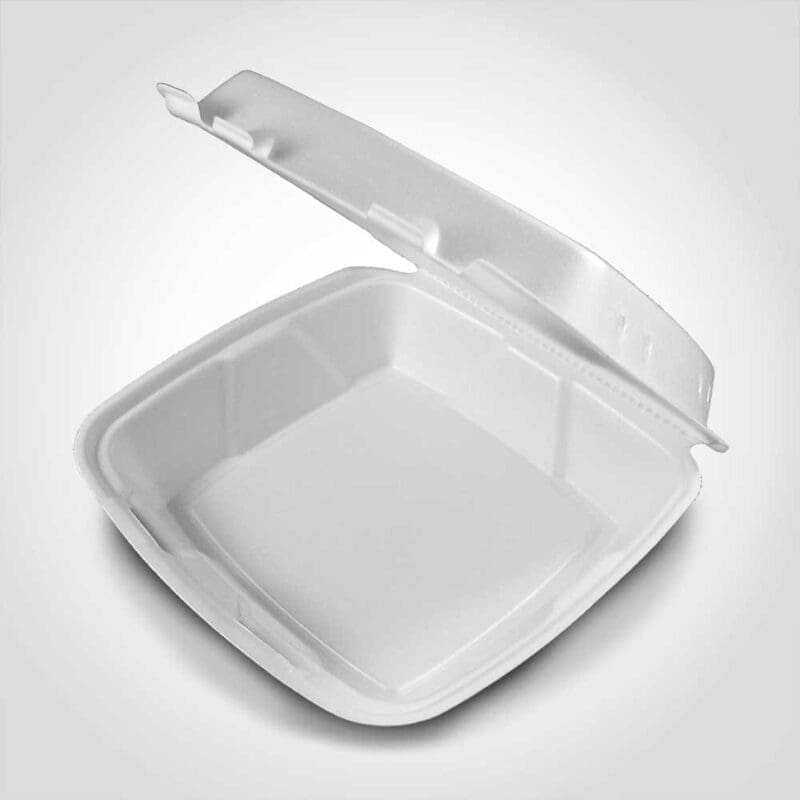 260193 Styrofoam Clamshell Takeout Container