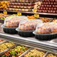 Chicken Roaster Take-Out Packaging Container - 110/case