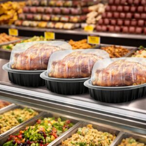 Chicken Roaster Take-Out Packaging Container - 110/case