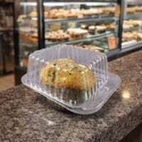 1 Count Jumbo Muffin Cupcake Takeout Container - 400/case