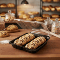 2 Compartment Cookie Container - 300/case