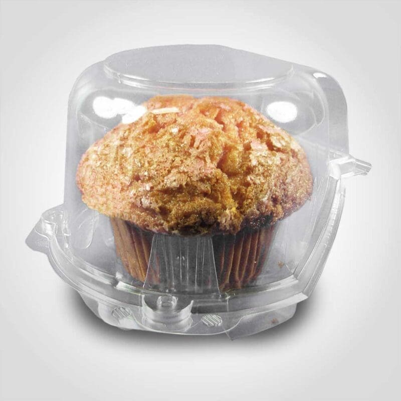 260548 Large Plastic Cupcake Take out Container for single cupcake