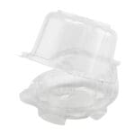 Single Serve Cupcake Container Slightly open view