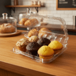 6 Count Mini Cupcake Takeout Bakery Container