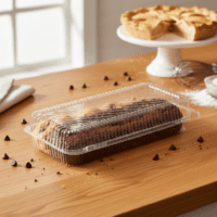 Danish Clamshell on bakery countertop