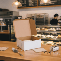 9 inch Cake Box White