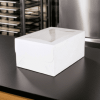 Quarter Sheet Cake Box with Window