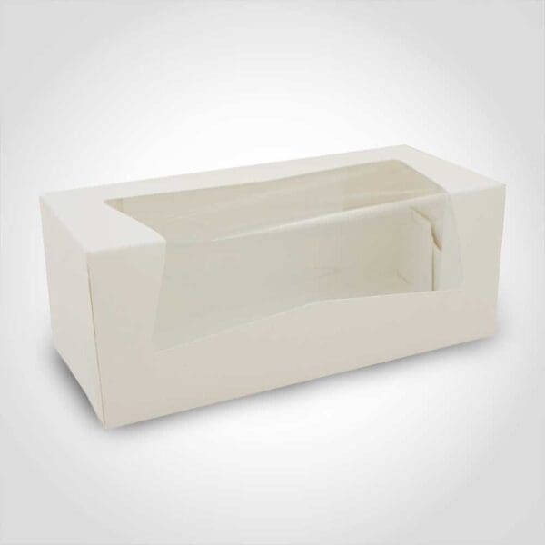 Donut Box with Window 9 x 4 x 3.5 inch - 200 Pack