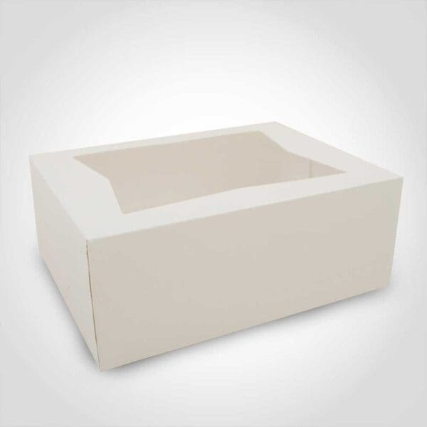 Donut Box with Window 10.25 x 8 x 4 inch - 200 Pack