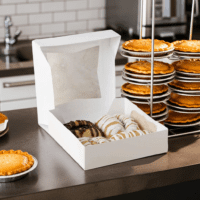 9 inch Pie Boxes with Window - 200/case