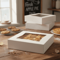 10 inch Pie Boxes with Window - 200/case