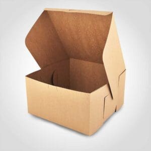 Cake Box 10 inch Kraft Color 100 Pack