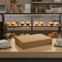 Quarter Sheet Cake Box kraft