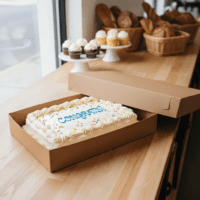 Full Sheet Cake Box (2 Pieces) 26 x 18.5 x 4 in - 25/case