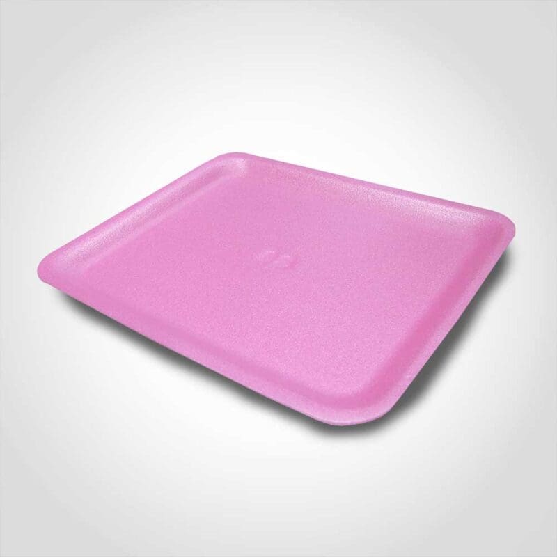 370011 9DHD Pink Foam Tray 11.875 x 9.625 x 1 inches