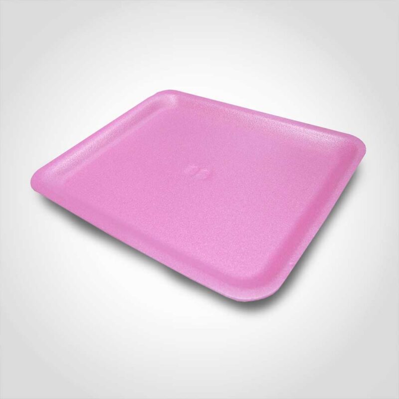 370012 4PMW Pink Foam Tray 9 x 7 x 0.875 inches