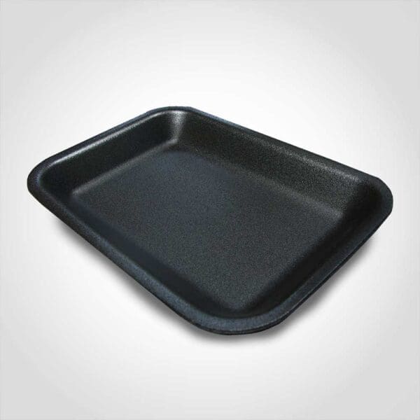 2PMW Black Foam Tray 8.375 x 6.125 x 1 inches