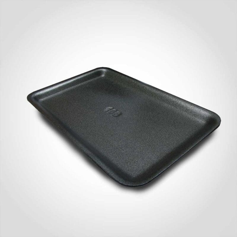 370032 16S Black Foam Tray 11.75 x 7.5 x 0.75 inches
