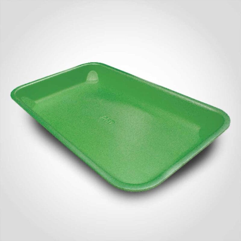 370042 2S Green Foam Tray 8.375 x 5.875 x 0.69 inches