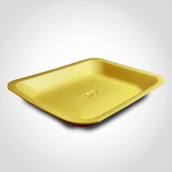 4PMW Yellow Foam Tray 9 x 7 x 0.875 inches