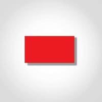 P-14 Fluorescent Red Labels - 1 Sleeve of 16M