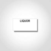 Monarch 1110 Liquor Label - 1 Sleeve of 17M