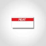 Monarch 1110 Meat Label - 1 Sleeve of 17M