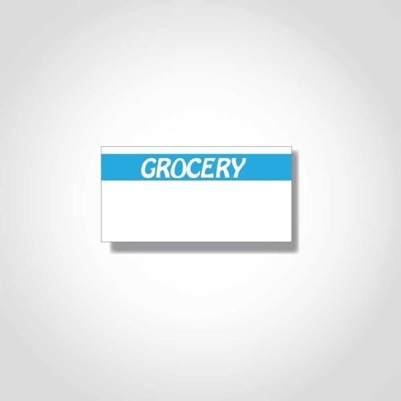 390181 Monarch 1110 Grocery Label - 1 Sleeve of 17M