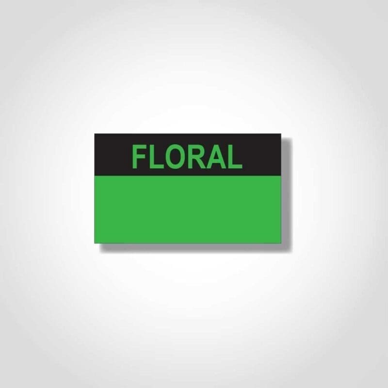 390327 Monarch 1131 Floral Label - 1 Sleeve of 20M
