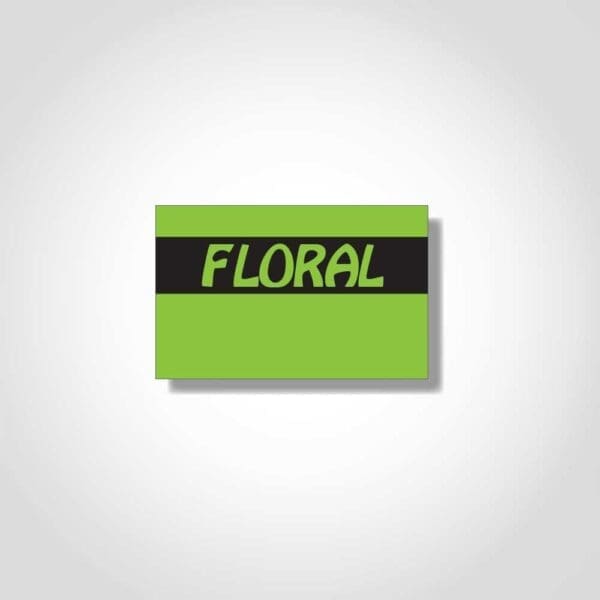 Monarch 1130 Floral Label - 1 Sleeve of 25M