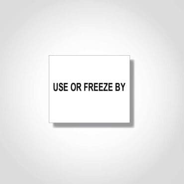Monarch 1136 Use or Freeze By Label - 1 Sleeve of 14M
