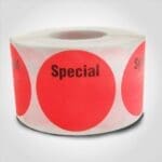 Special Label with room to write 1 roll of 500 stickers