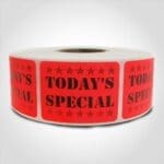 Todays Special Label 1 roll of 1000 stickers