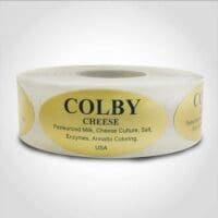 Colby Label 1 roll of 500 stickers