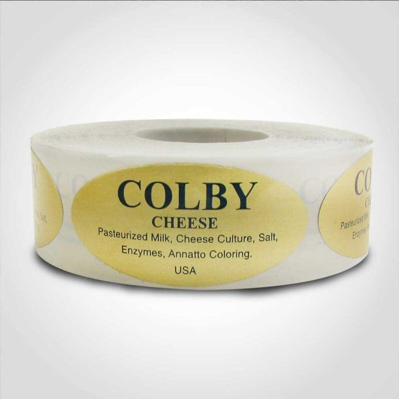 500262-1 Colby Label 1 roll of 500 stickers