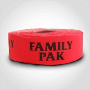Family Pack Label 1 roll of 500 stickers