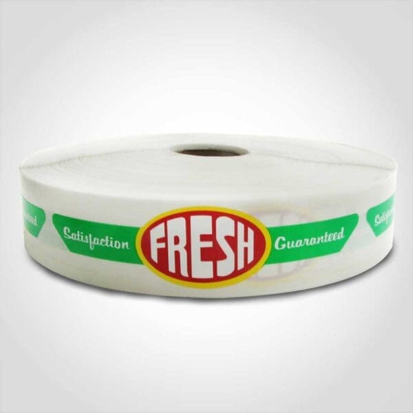 Fresh Satisfaction Guaranteed Label