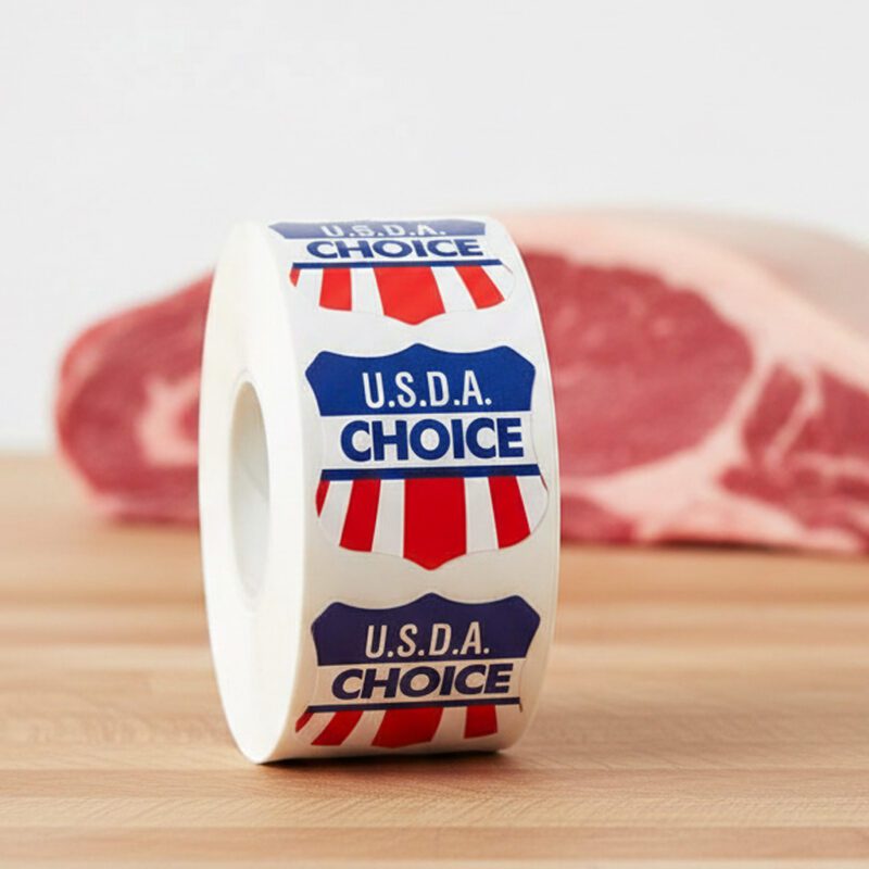 500378-USDA-Choice-Badge-Label-Stickers USDA Choice Badge Label Stickers