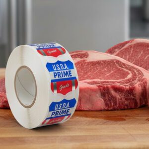 USDA Label Butcher Stickers Prime Grade